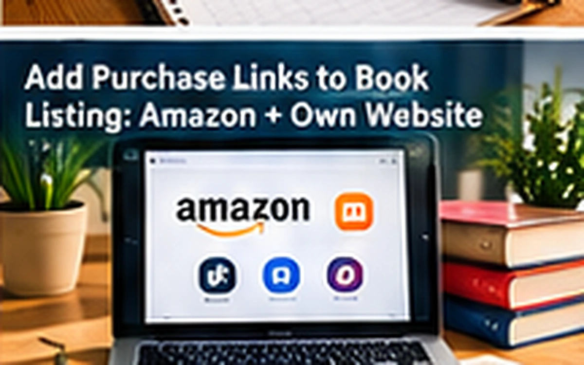 Add Purchase Links to Book Listing — Authors Pilot blog cover