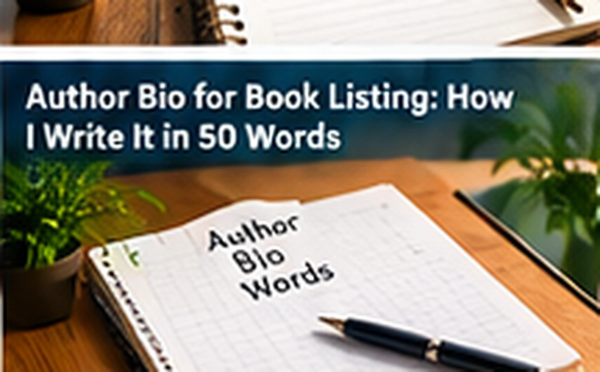 Author Bio for Book Listing — Authors Pilot blog cover