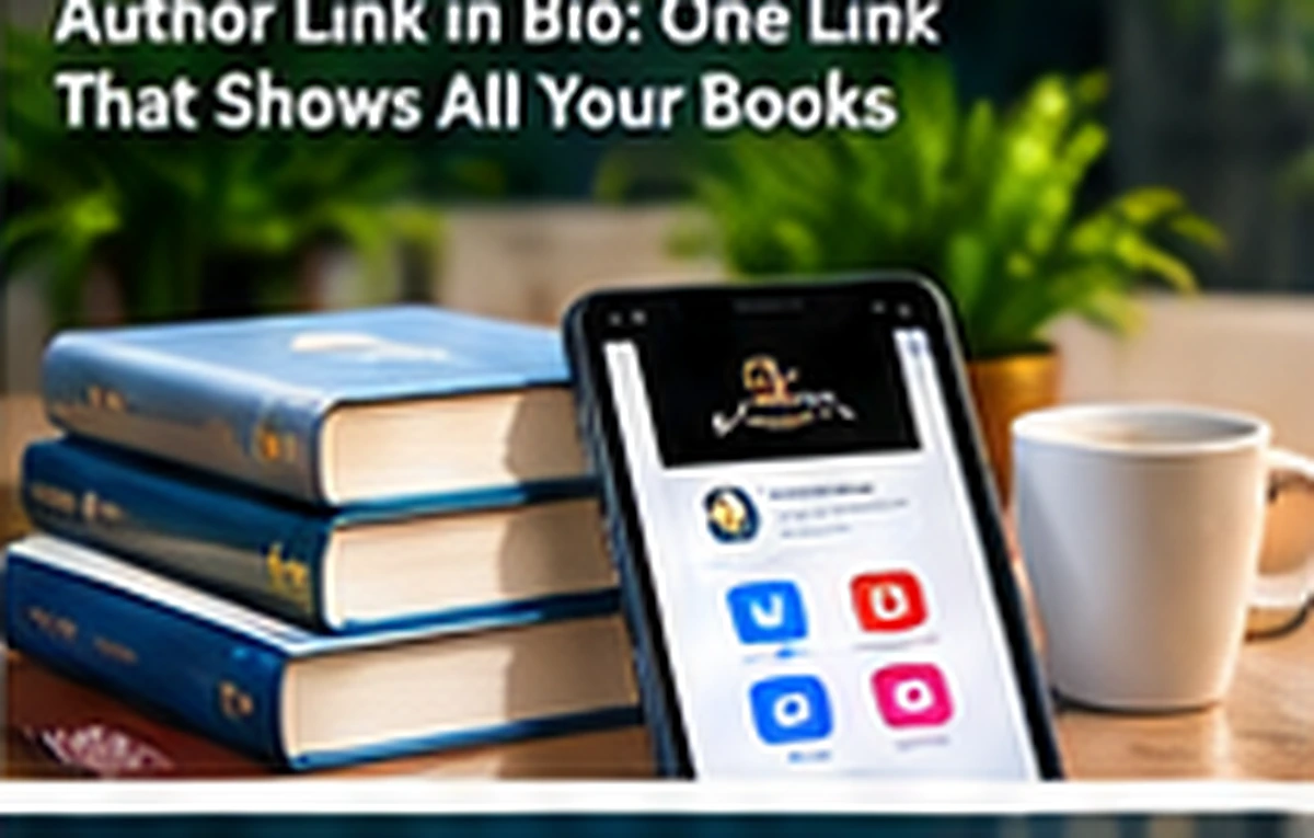 Author Link in Bio: One Link That Shows All Your Books — Authors Pilot blog cover