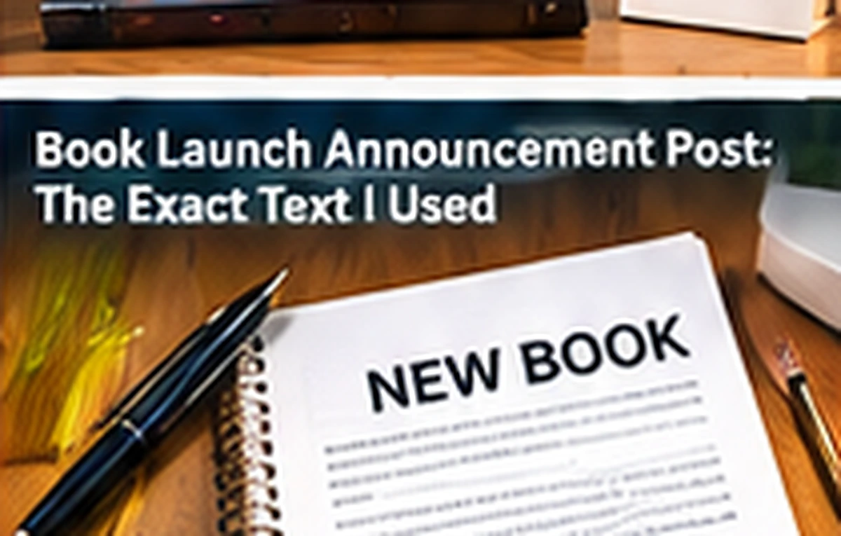 Book Launch Announcement Post — Authors Pilot blog cover