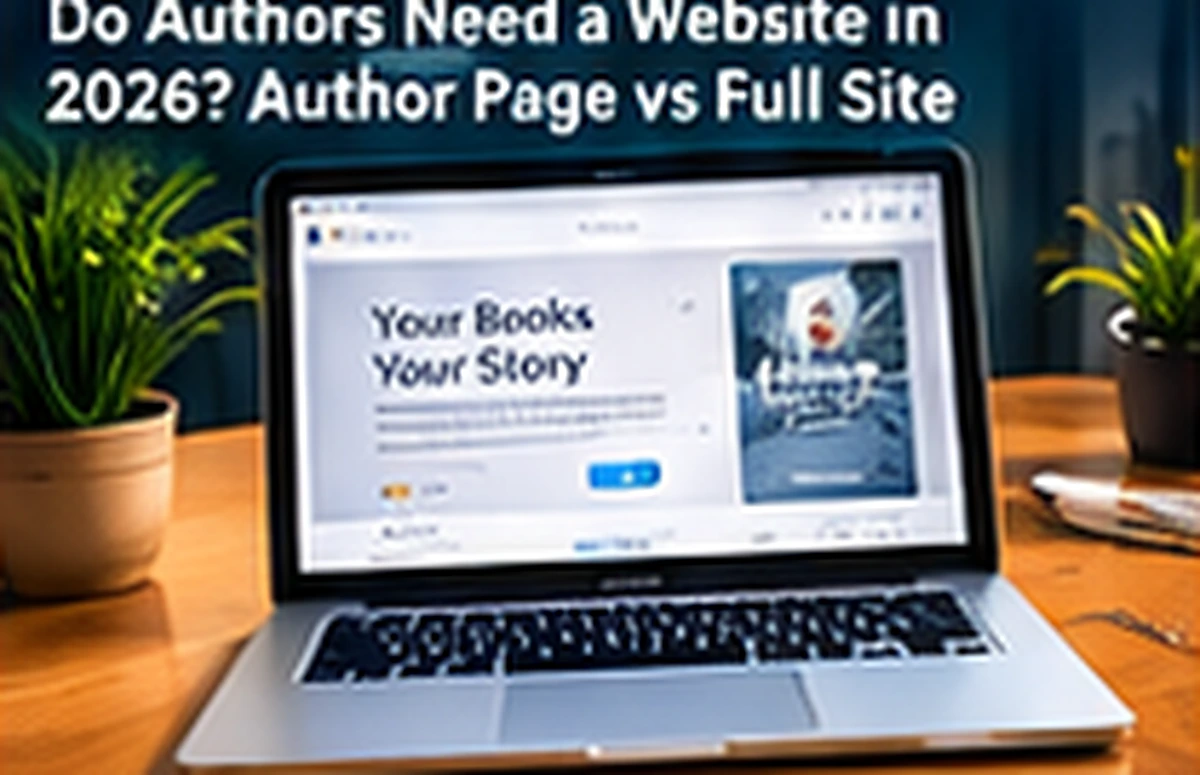 Do Authors Need a Website in 2026? Author Page vs Full Site — Authors Pilot blog cover
