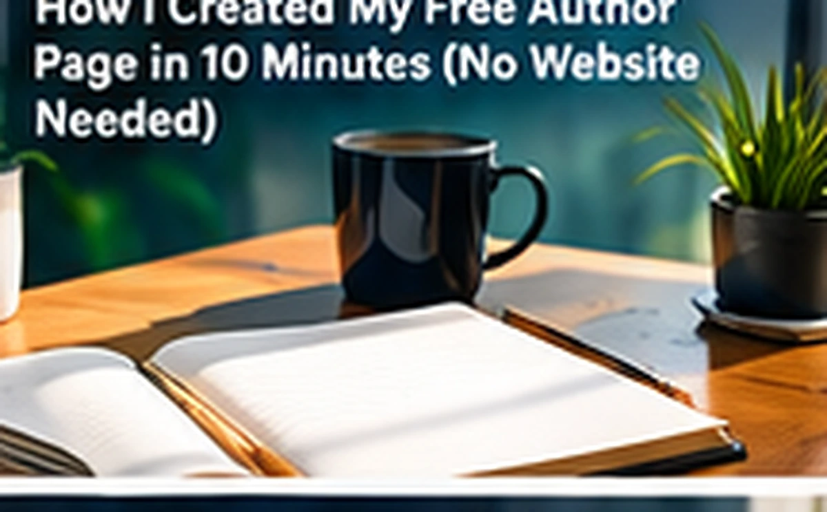How I Created My Free Author Page in 10 Minutes (No Website Needed) — Authors Pilot blog cover