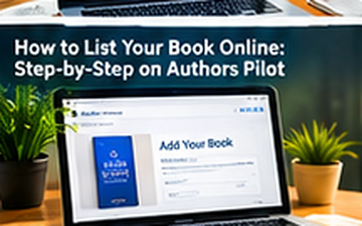 How to List Your Book Online — Authors Pilot blog cover