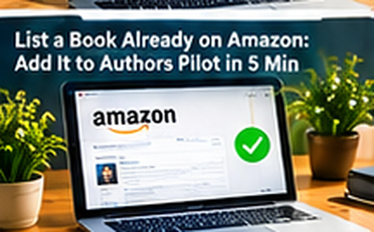 List a Book Already on Amazon — Authors Pilot blog cover