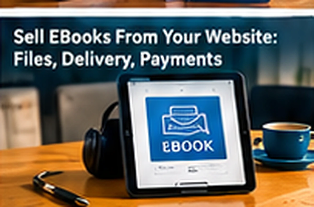 Sell Ebooks From Your Website — Authors Pilot blog cover