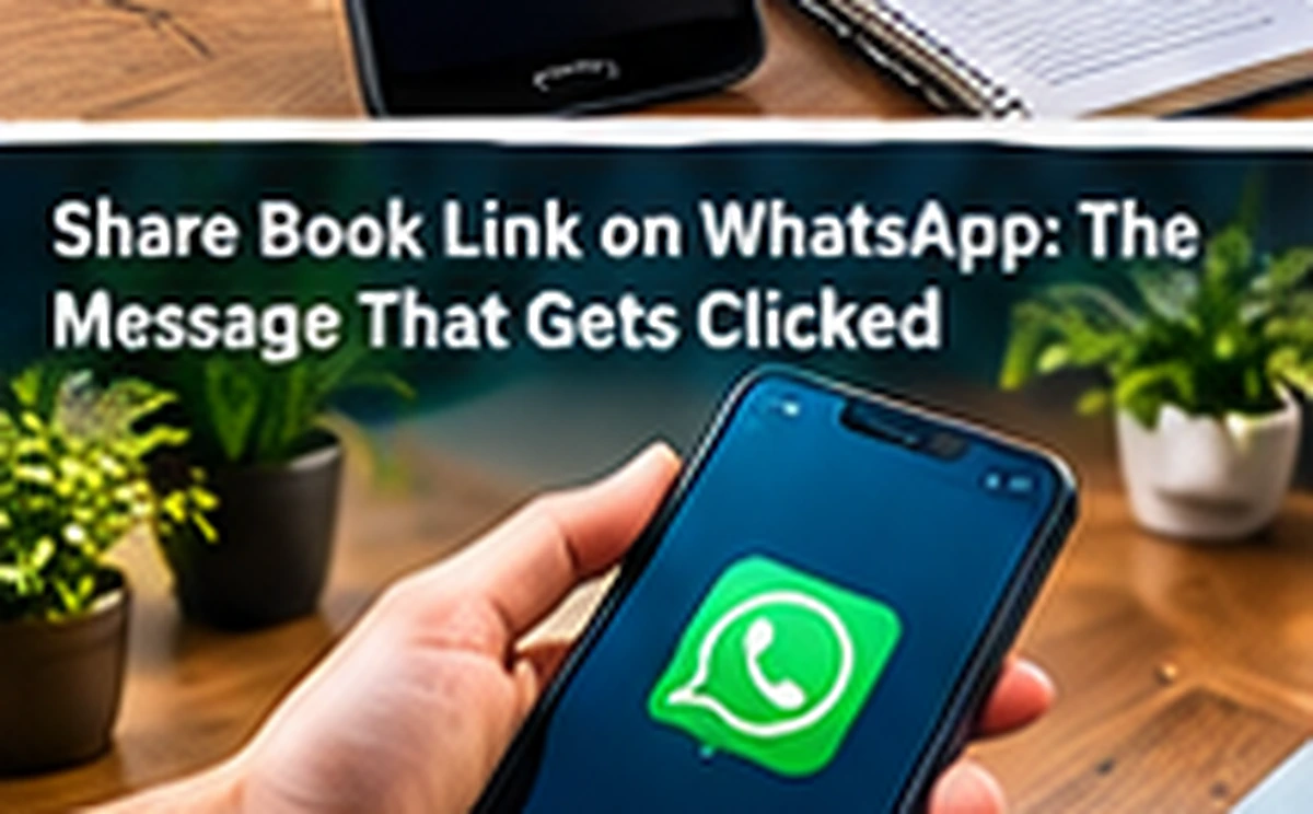 Share Book Link on WhatsApp — Authors Pilot blog cover