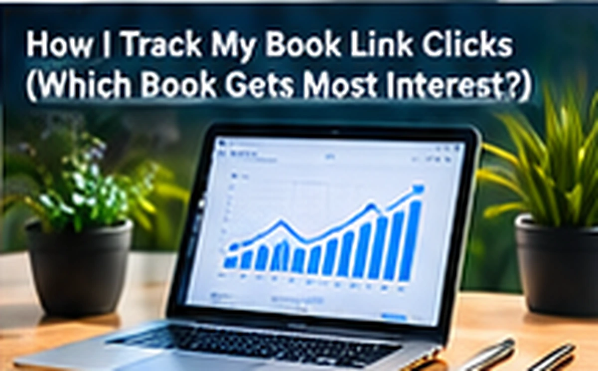 How I Track My Book Link Clicks (Which Book Gets Most Interest?) — Authors Pilot blog cover
