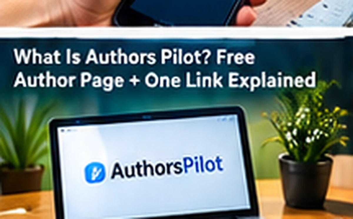 What Is Authors Pilot? Free Author Page + One Link Explained — Authors Pilot blog cover